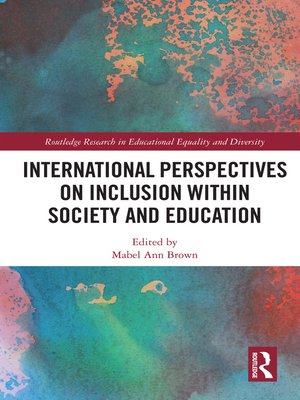 cover image of International Perspectives on Inclusion within Society and Education